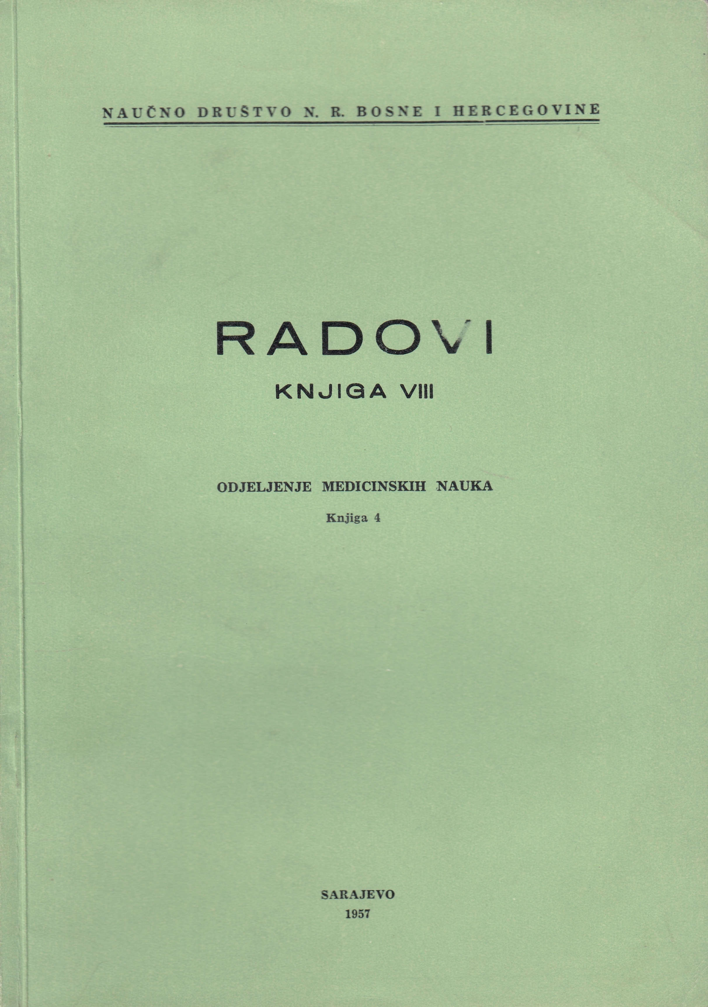 					View Vol. 4 (1957): Radovi
				